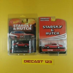 (lot of 2) Hot Wheels '76 Greenlight 1976 FORD GRAN TORINO STARSKY & HUTCH - Picture 1 of 12