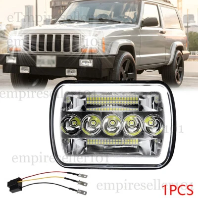 Faro LED ALTO/LO para Jeep Cherokee XJ 1984-2001 Wrangler YJ 1986-1995 5x7 7x6 Foto 1 de 4