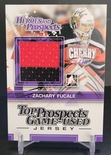 Zachary Fucale 2013-14 ITG Heroes & Prospects Top Jersey #TPM08 2 colors