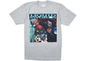 Supreme Liquid Swords Tee Orange White Grey IN HAND FREE SHIP - Picture 1 of 5