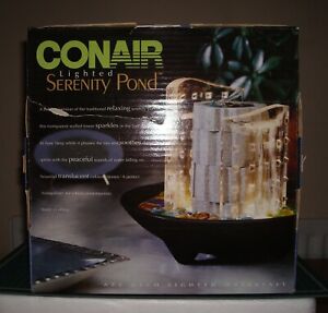 Conair Lighted Serenity Pond Indoor Water Feature (Art Deco Lighted Waterfall)