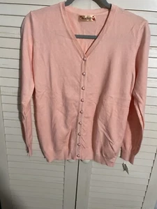 Women Peach Cardigan-A20 - Picture 1 of 3