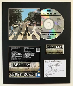 THE BEATLES - Signed Autographed - ABBEY ROAD - Album Display - Picture 1 of 1