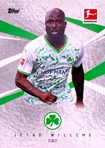 Topps Bundesliga Update On Demand Set 2021/22 #41/41 Jetro Willems - SGF