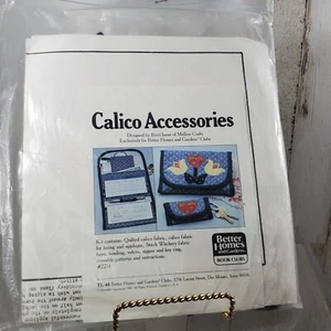 Vintage 1983 Better Homes & Gardens Buch Club Calico Zubehör gestepptes Kit - Bild 1 von 4