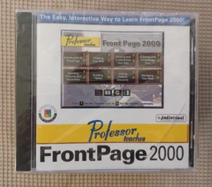 Individual Software Professor Teaches Front Page (PC, CD-Rom, 2000) Win NT - Picture 1 of 1