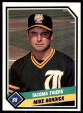 1989 CMC Tacoma Tigers Mike Bordick Tacoma Tigers #23