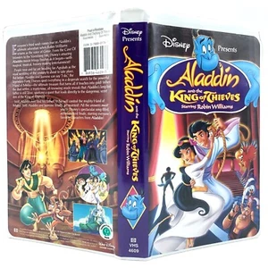 Aladdin y el rey de los ladrones Walt Disney VHS 1996 comedia Robin Williams - Imagen 1 de 6