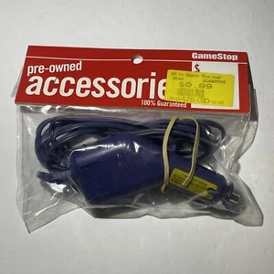 Intec GBA Game Boy Advance Universal Car Adaptor Charger Blue 8' Cord GameStop - Picture 1 of 2
