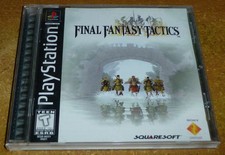FINAL FANTASY TACTICS - Sony Playstation 1 Game, PS1, PSX, 1998, Black Label