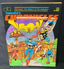 FantaCo's Chronicles #4 History of the Avengers George Perez Cover 1982 Comic