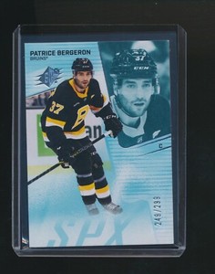 PATRICE BERGERON 2022-23 UPPER DECK SPX 249/299