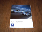 2007 PEUGEOT 407 AND 407 SW CATALOGUE.