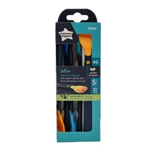 Paquete de 5 cucharas antideslizantes para bebé Tommee Tippee Softe de destete 4 m+ - Imagen 1 de 1
