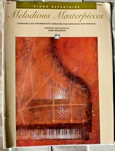 Melodious Masterpieces Piano Repertoire Vtg 1993 Sheet Music Book 2 - Picture 1 of 4