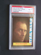 1977 Star Wars, Wonder Bread, Grand Moff Tarkin, Card #6, PSA-8