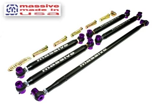 Massive Adjustable Lower Rear + Upper Control Arms + Panhard Kit Trailblazer SS - Foto 1 di 6