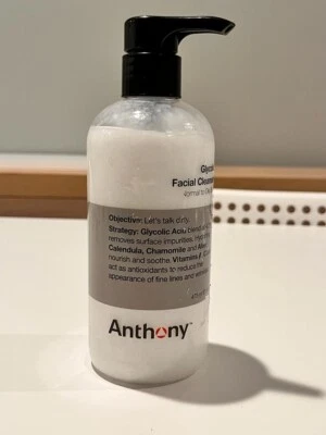 1 ШТ. ANTHONY ГЛИКОЛЕВОЕ ОЧИЩАЮЩЕЕ СРЕДСТВО ДЛЯ ЛИЦА 16 ЖИДК. УНЦ НОВОЕ БЕЗ КОРОБКИ - Изображение 1 из 4