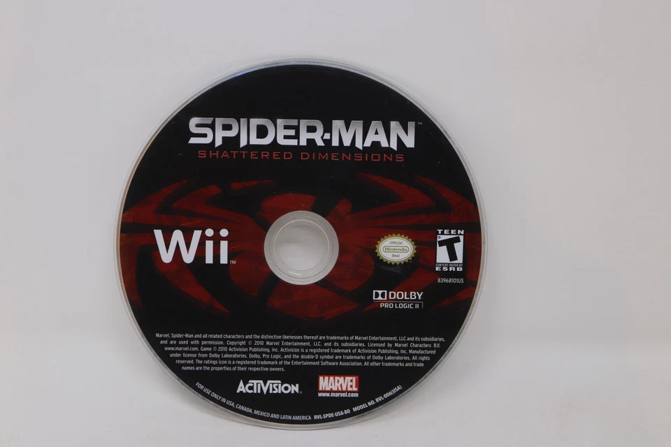 Spider-Man: Shattered Dimensions - Nintendo Wii Disc Only - Image 1 of 1