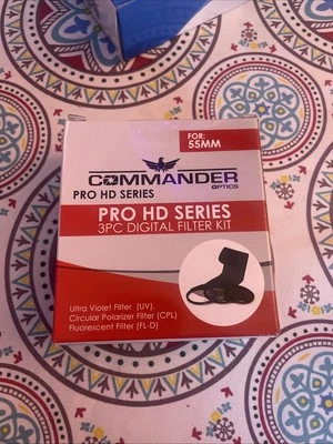 Commander Optics PRO HD 55mm 3PC Filter Kit  - Image 1 of 2