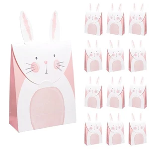 Easter Bag Bunny Gift Bags Rabbit Birthday Decorations Some Bunny is One Pink... - Picture 1 of 6