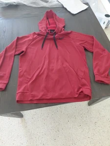 Nike Felpa con Cappuccio Uomo Marrone Nero Rosso Giacca Basket Tg M - Foto 1 di 7
