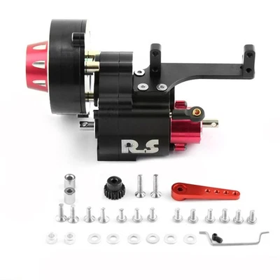 2-Speed Corrosionproof Transmission Gearbox For Axial SCX10 I II III 1/10 RC Car - Image 1 of 4