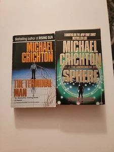Michael Crichton Sphere And The Terminal Man - Picture 1 of 7