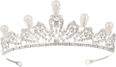 Diadema Da Principessa, Diadema Diadema Da Sposa, Diadema Da Sposa Corona Nuzial - Immagine 1 di 4