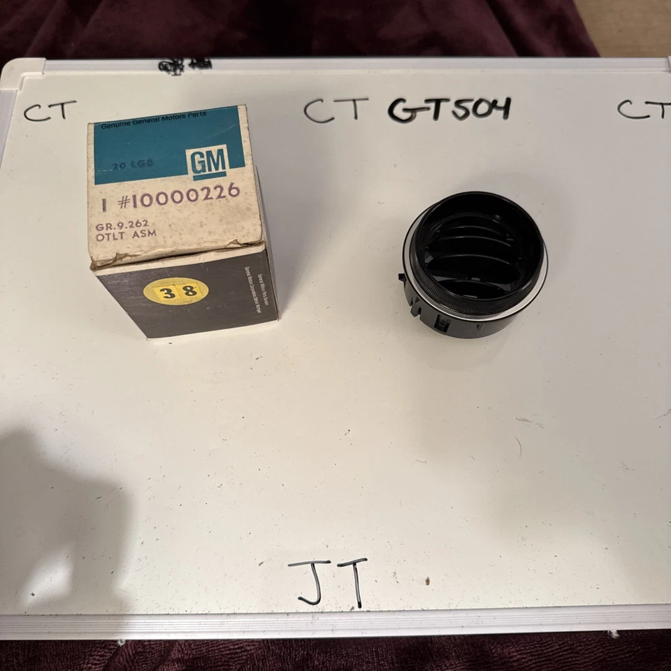 Pontiac Grand Prix 1982 1987 tablero aire acondicionado salida de ventilación caja original nuevo en stock GM 10000226 Foto 1 de 4