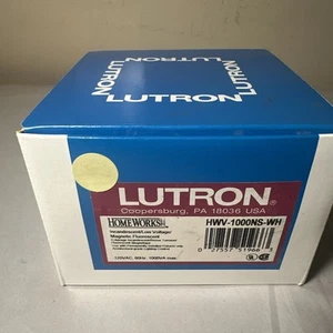 Lutron HWV-1000NS -WH Interruttore a bassa tensione incandescenza/magnetico - Foto 1 di 4
