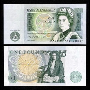 1981-1984 Bank Of England £1 One Pound Paper Money Banknote Queen Elizabeth AU - Picture 1 of 1