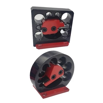 2pcs Dowel Maker Jig 8 Holes Tool for Woodworking with Adjustable Cutter - Image 1 of 4