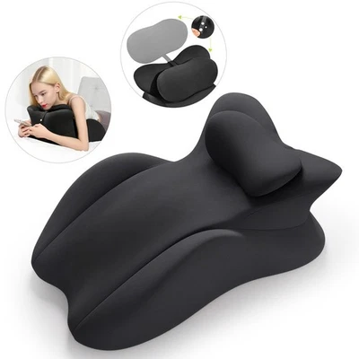 Almohada de cuña de espuma viscoelástica para adultos soporte multiposición almohada de cama sentado Foto 1 de 4