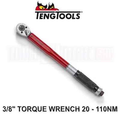 Teng Tools 20 - 110NM 3/8 " Inch Torque Wrench Drive 3892AG-E3 - Image 1 of 2