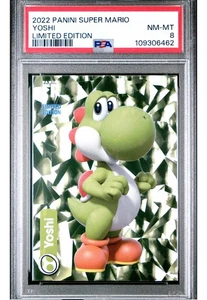 2022 Panini Super Mario Yoshi Limited Edition Fragmented Reality PSA 8 - Picture 1 of 2