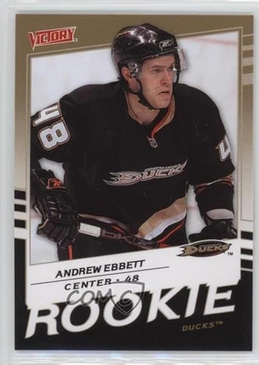 2008-09 Upper Deck Victory Rookie Gold Andrew Ebbett #236 Rookie RC - Image 1 of 2