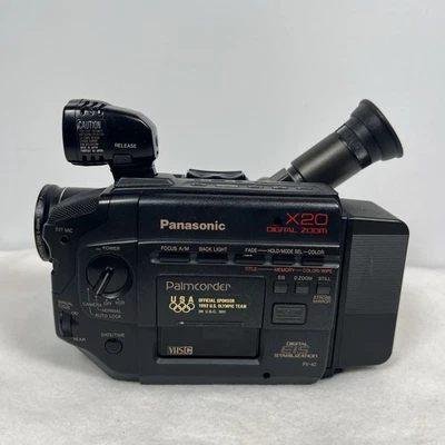 Panasonic PV-42D Palmcorder VHS-C Video Camcorder - Camera Only - UnTested - Image 1 of 4