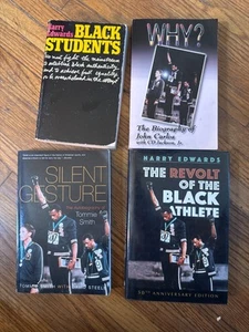Dr Harry Edwards Book lot Black Students Athlete John Carlos Tommy Smith Signed - Picture 1 of 5