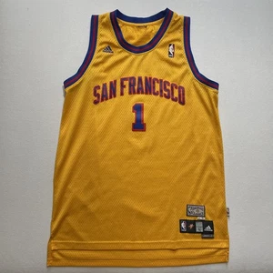 Vintage San Francisco Warriors Jersey Mens Large Stephen Jackson NBA Adidas Rare - Picture 1 of 14