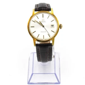 Vintage Omega Geneve Automatic Date Indicator 33mm Mens Wristwatch #WB2757-2 - Picture 1 of 7