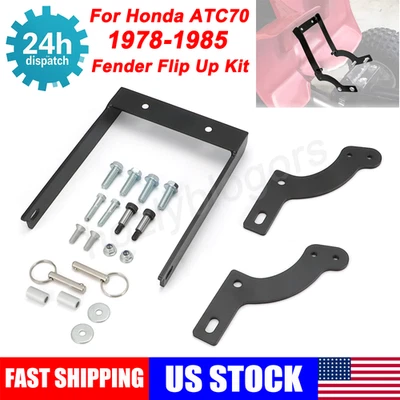 Kit de guardabarros trasero abatible de acero de alta calidad para Honda ATC 70, se adapta al modelo 1978-1985 Foto 1 de 4