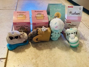 Pusheen Blind Box Lot of 4 Plush Series 3  17 23 Mini Plush Cats Sit Parfait - Picture 1 of 1