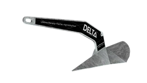 Anclaje de barco de aguas profundas Lewmar Delta galvanizado 14 lb tiene capacidad para barco de 35' 0057406 - Imagen 1 de 1