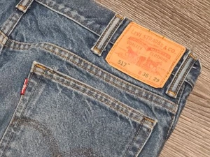Levi's Men's 517 Bootcut Jeans 36x29 (actual 27) Made In Mexico Vintage Cowboy - Picture 1 of 3