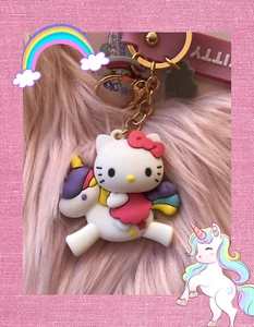 Hello Kitty Freunde rosa Figur Anime Kawaii Schlüsselanhänger Handtasche Anhänger Sammlung  - Bild 1 von 7