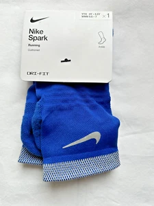 Nike SPARK Running Cushioned Ankle Socks Blue Style CU7199-405 - Picture 1 of 2
