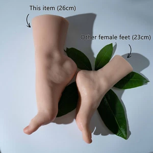 US Large Silicone Female Foot 26CM Lifelike Mannequin Feet Display Model - Picture 1 of 10