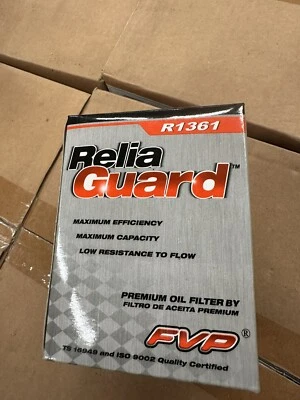 Relia Guard R1361 FVP Oil Filter New In Box - Image 1 of 4