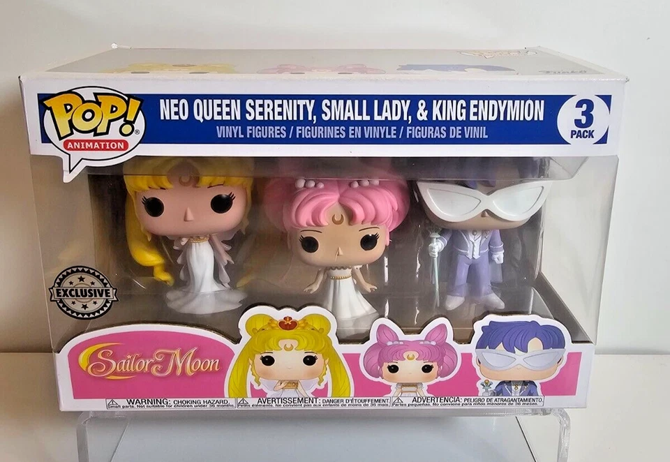 SAILOR MOON 3 PACK FUNKO POP  - NEO QUEEN SERENITY, SMALL LADY, KING ENDYMION - Image 1 of 4